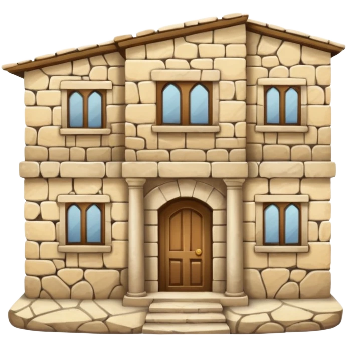 Palestinian old stone home emoji