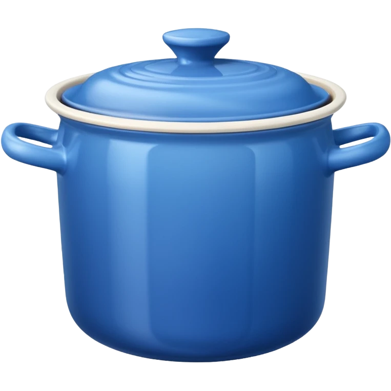 an empty blue kitchen pot emoji