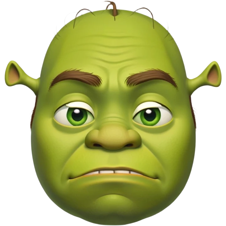 sad shrek emoji