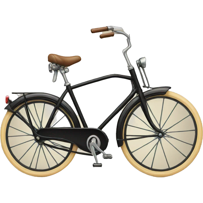  vintage black bicycle  emoji