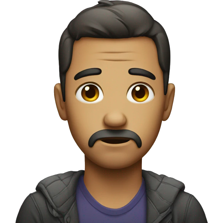 Sad gay person  emoji