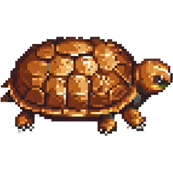 A brown turtle emoji