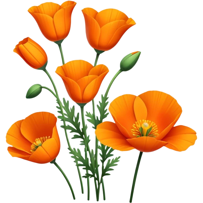 California poppy emoji