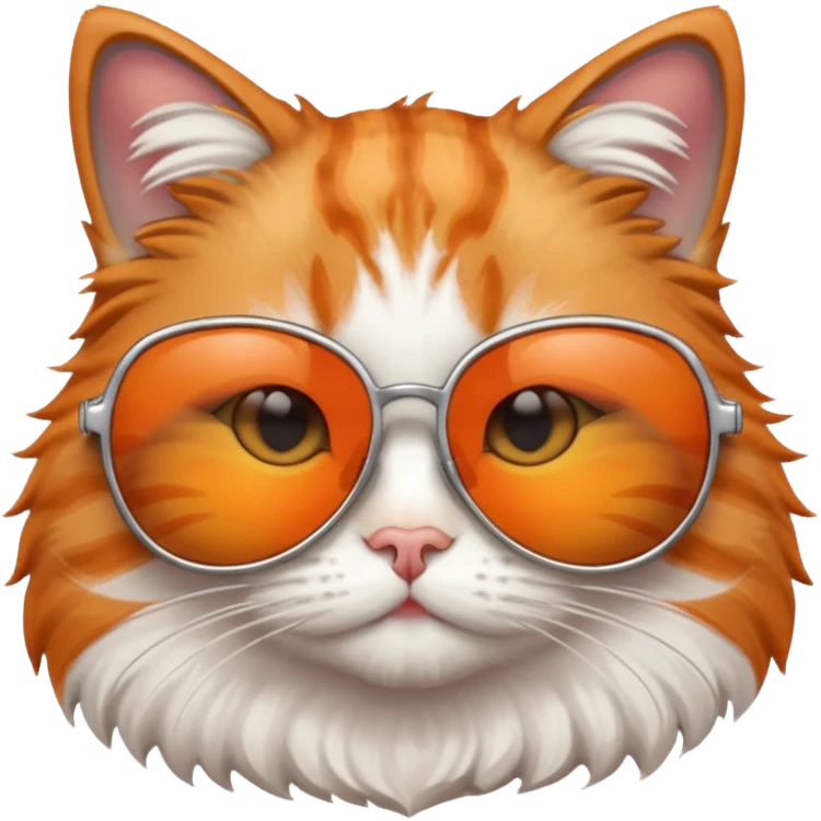 Cat wearing sunglasses emoji