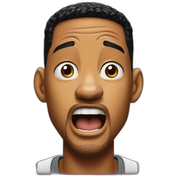 Shocked will smith emoji