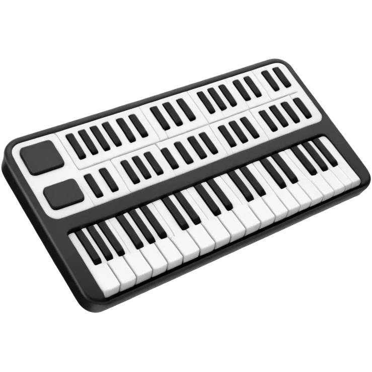 Teclado música básico emoji