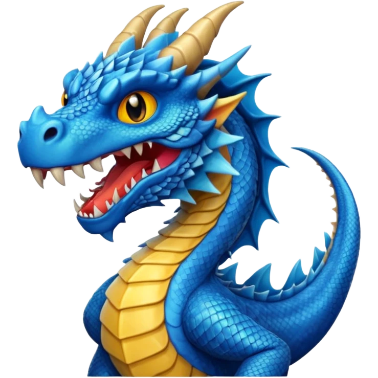 dragon bleu emoji