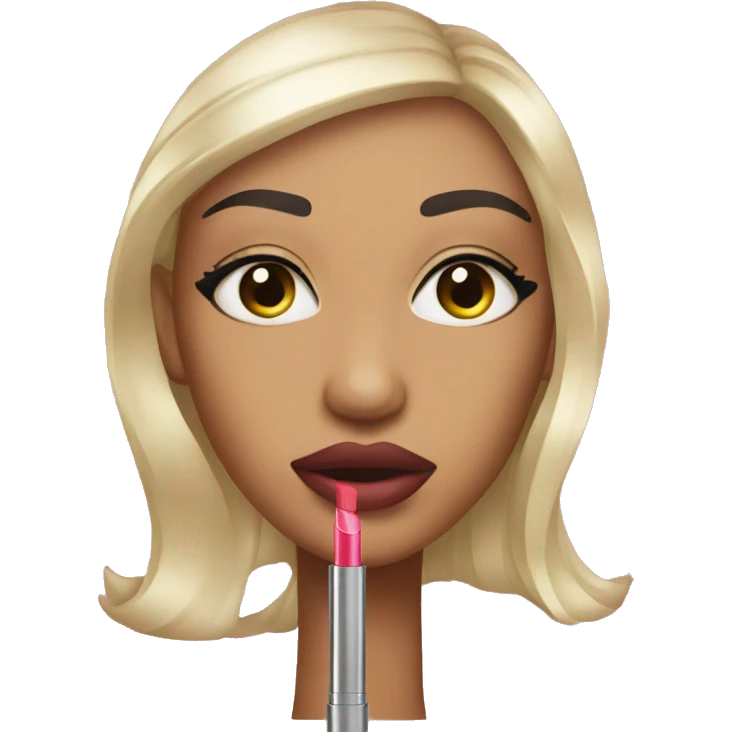 Lip gloss emoji