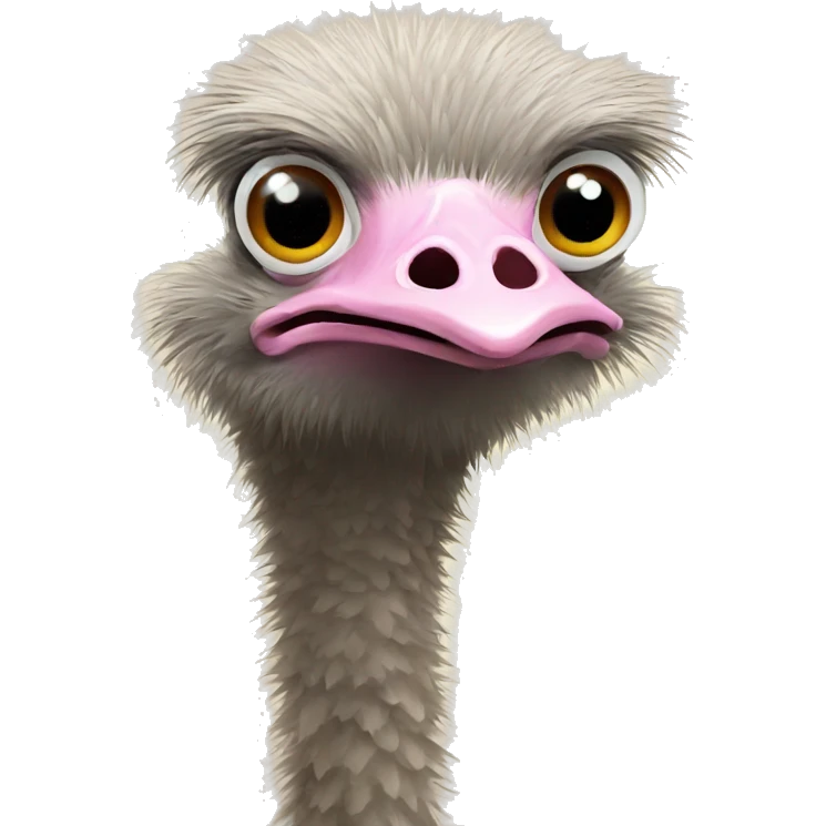 Ostrich emoji