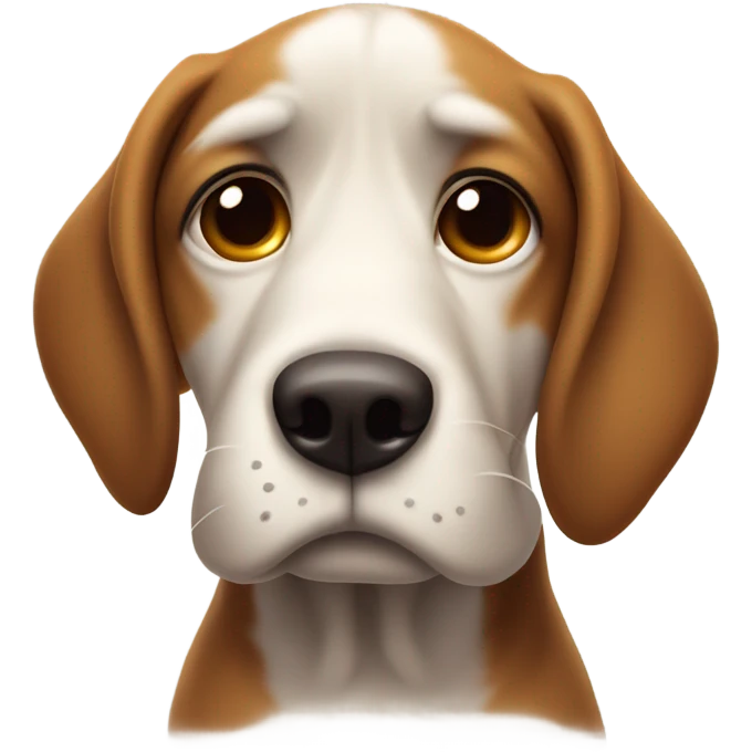dog sad emoji