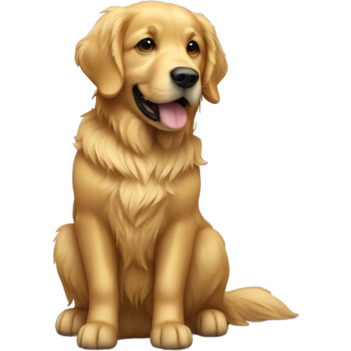 Golden retriever emoji