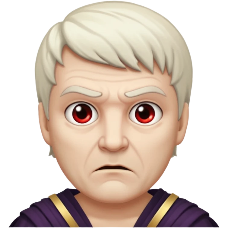 evil man with greek toga emoji