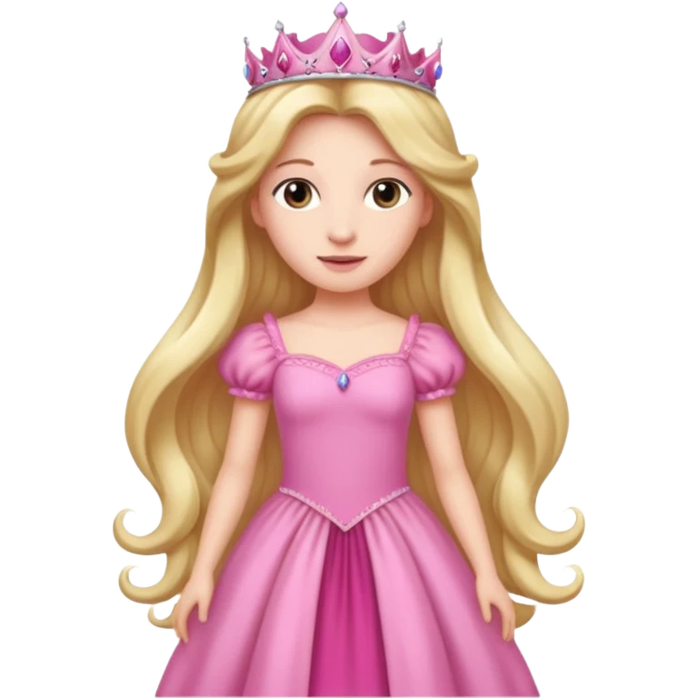 Pink princess  emoji
