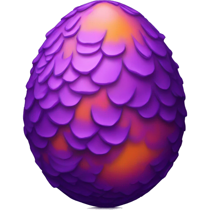 purple and orange dragon egg emoji