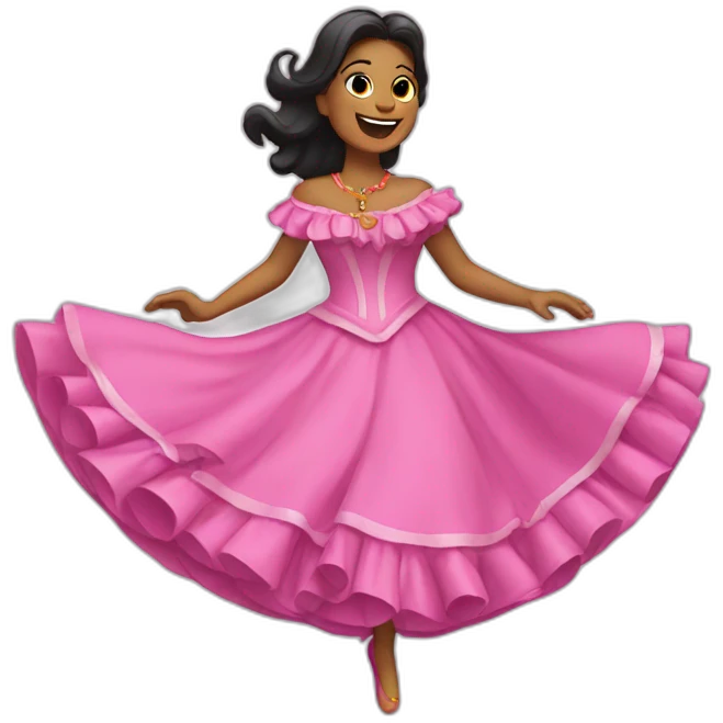 Bailando sevillanas emoji