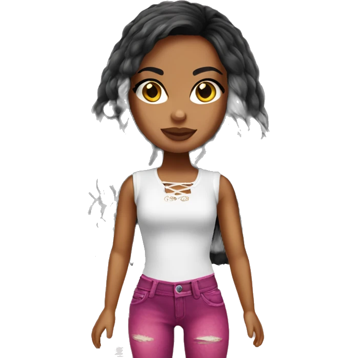 Brazilian bratz doll emoji