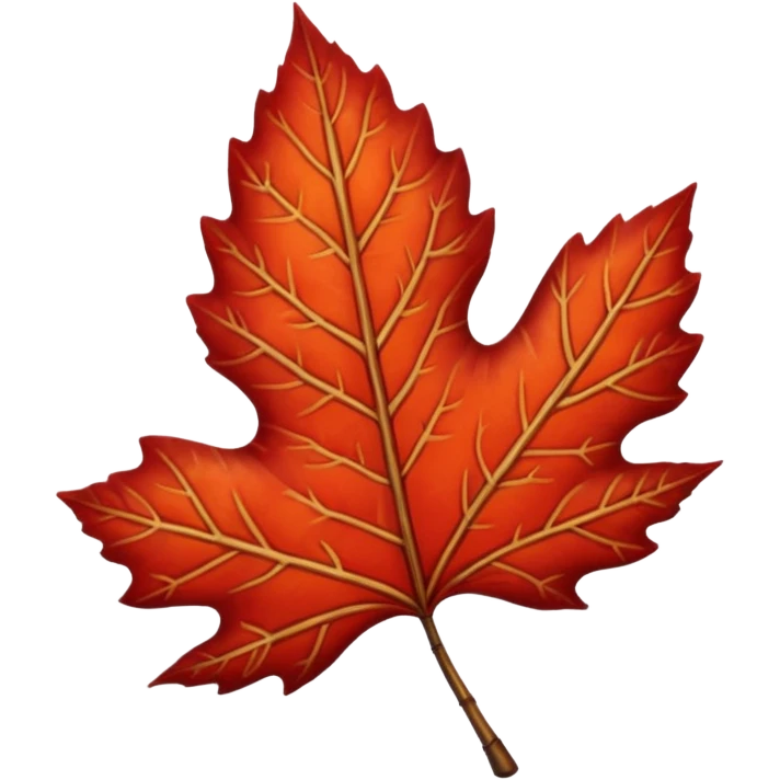 red birch leaf  emoji