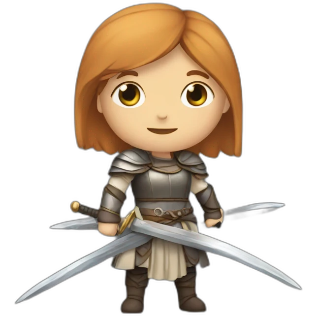 Mary with seven swords emoji