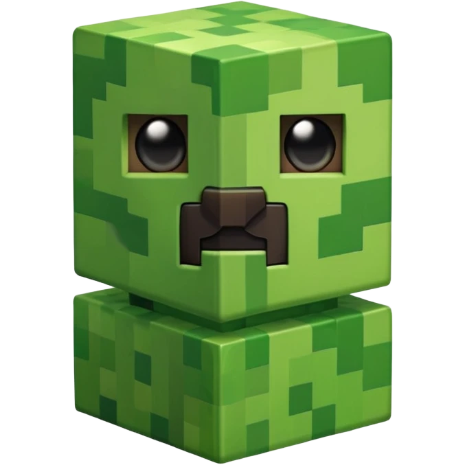 a creeper from the game Minecraft emoji