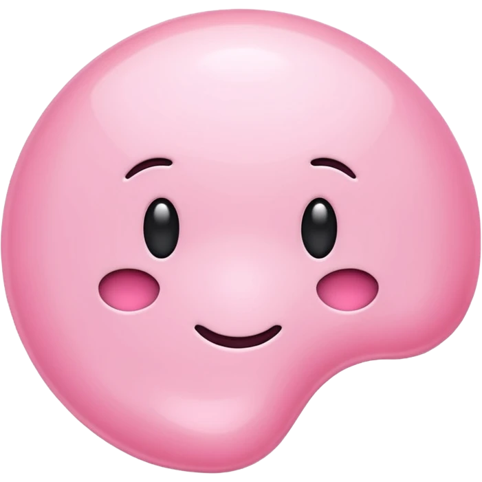 Esthétique objet rose pastel emoji