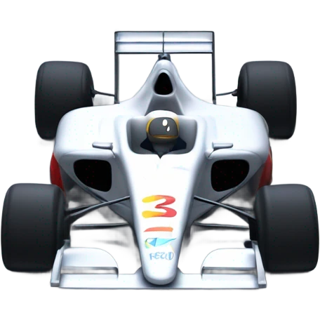 f1 racing car front view  emoji