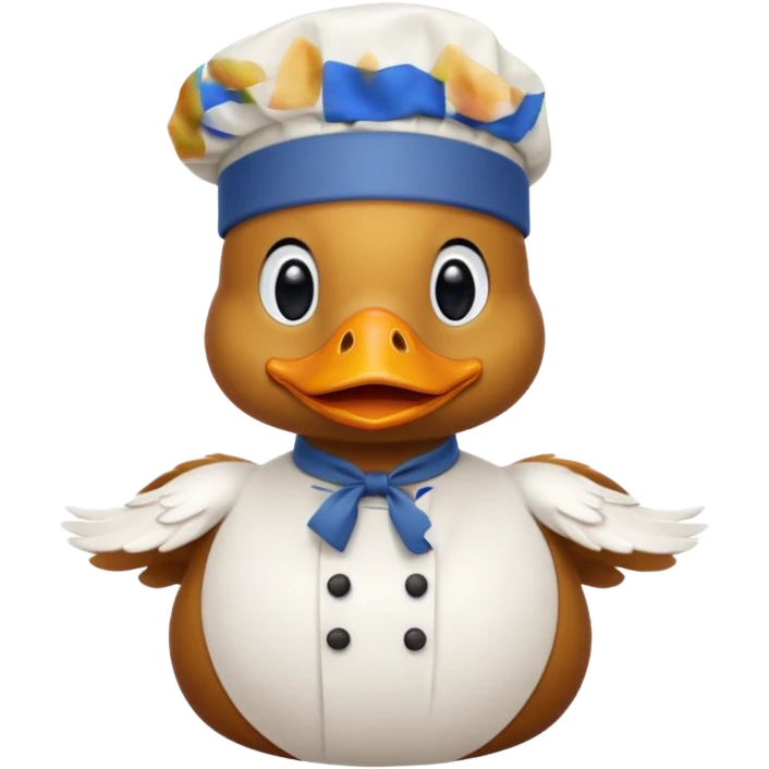 duck in chef hat







 emoji