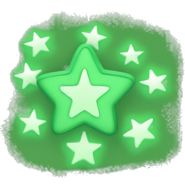5 stars green emoji
