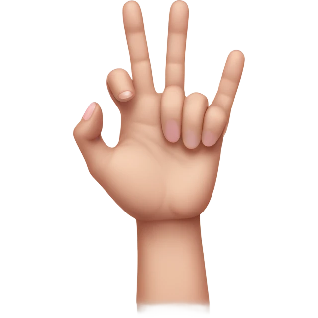 Little pinky finger emoji