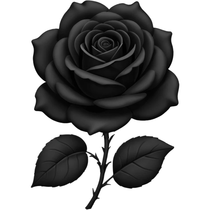 BLACK ROSE emoji