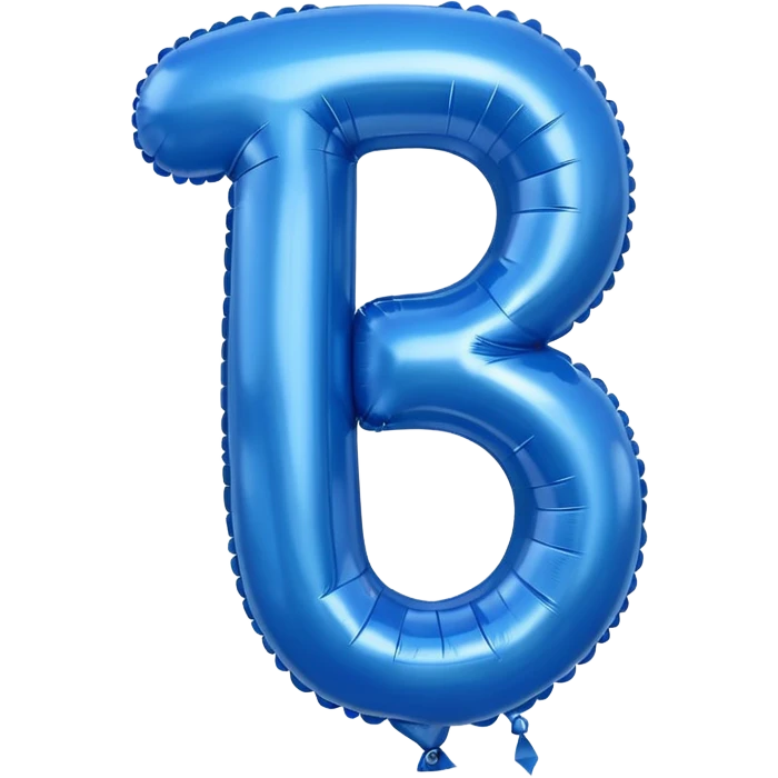The number one in blue balloons emoji