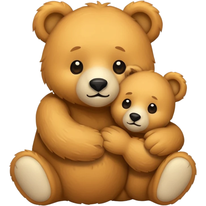Light Bears hugging emoji