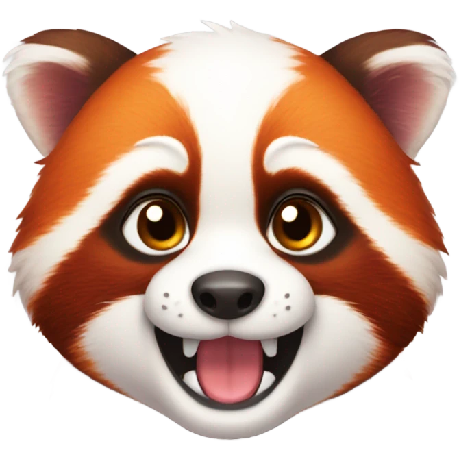 Cute red panda emoji