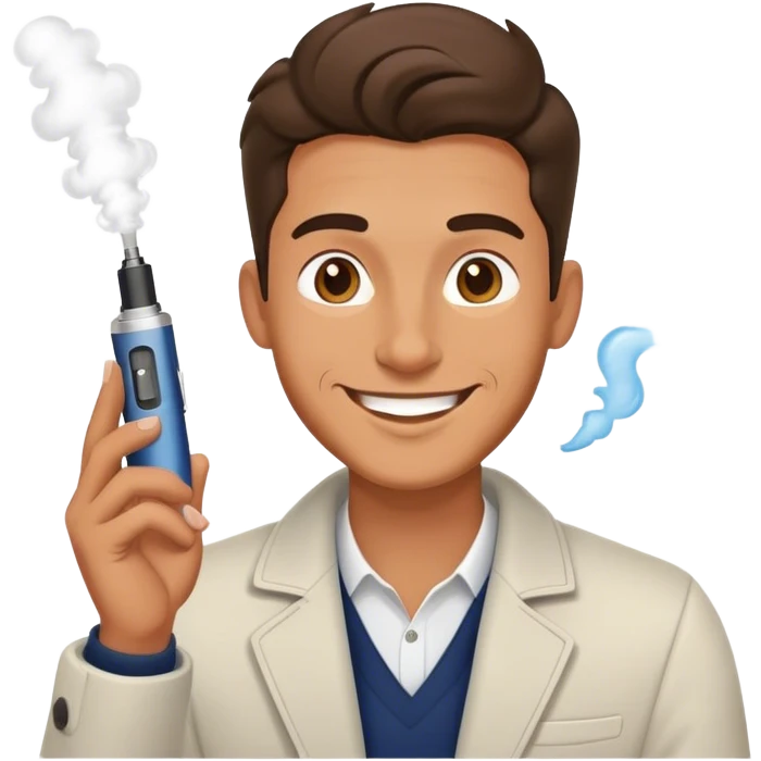 love vape man emoji