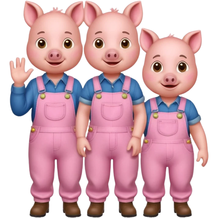 The Three Little Pigs emoji