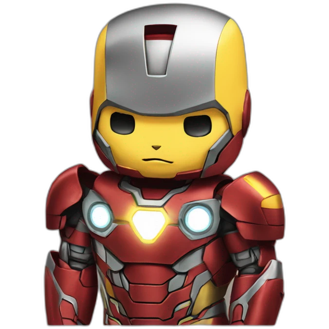 Iron man end pikachu emoji