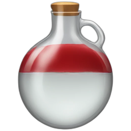 Red flask emoji