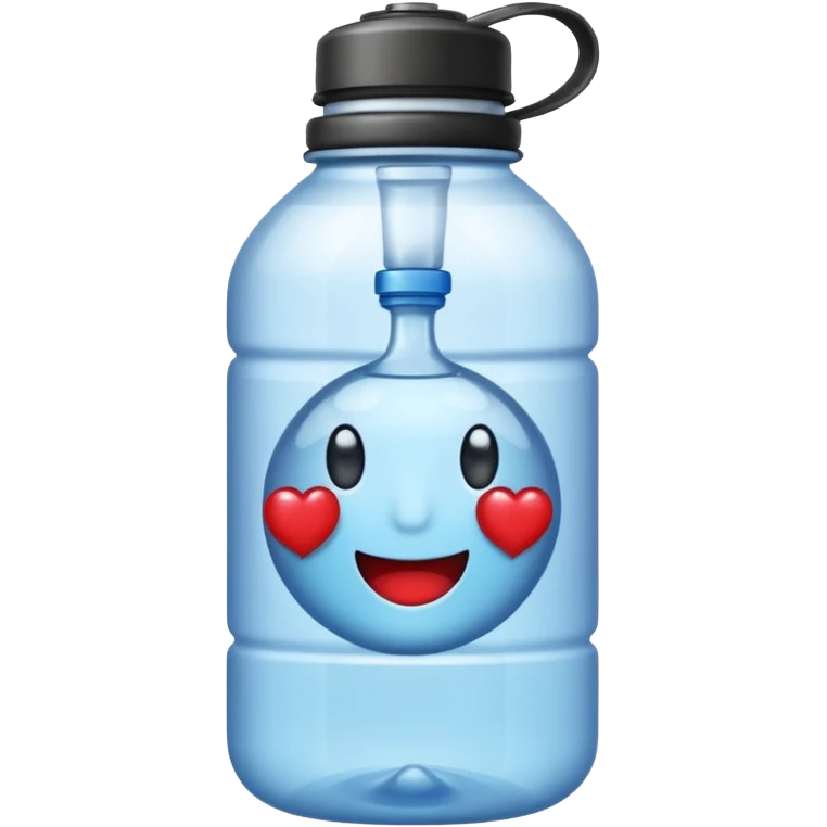 A water bottle emoji with the brand being *Apple Water* emoji