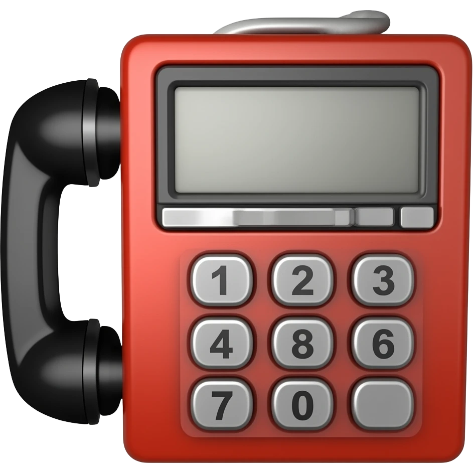 Telephone booth website background emoji