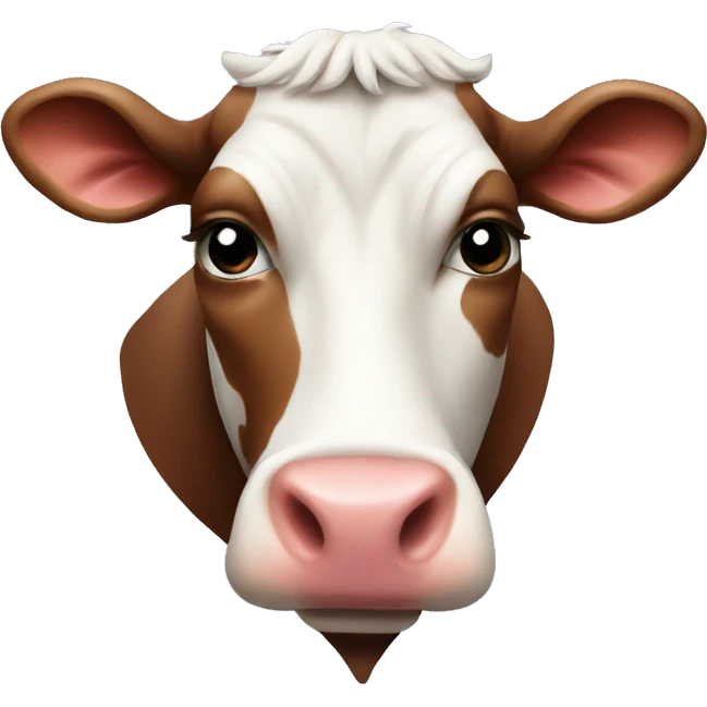 cow print heart emoji
