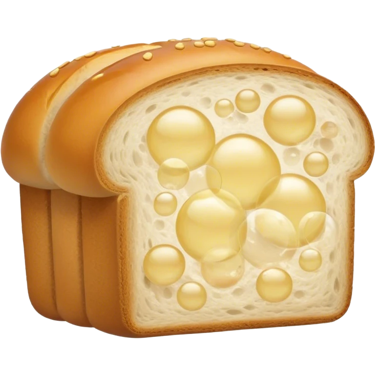 Bubbles and bread emoji