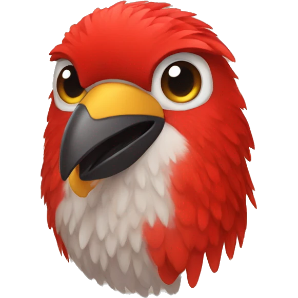 red bird emoji