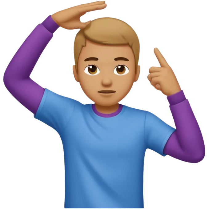 Lean and dab emoji