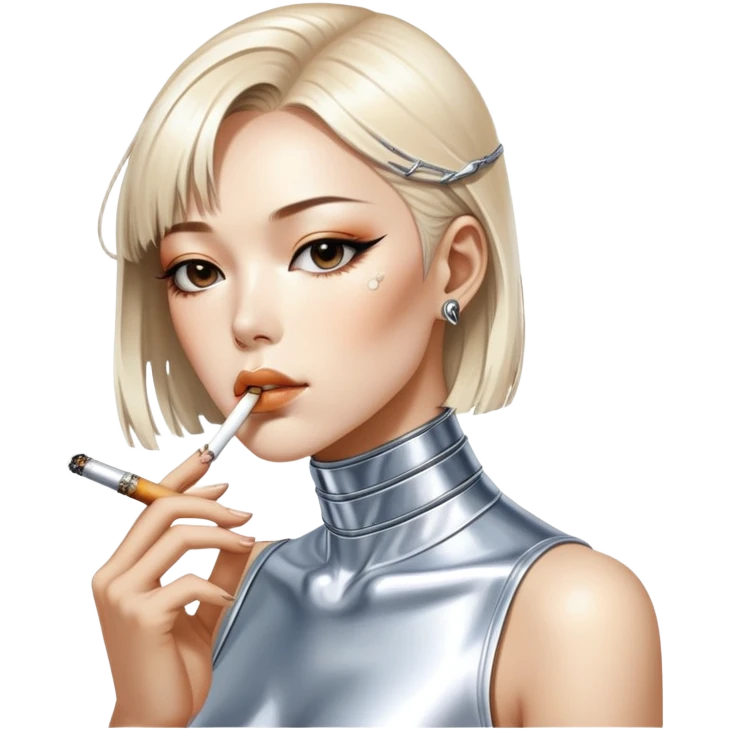 sorayama smoking emoji