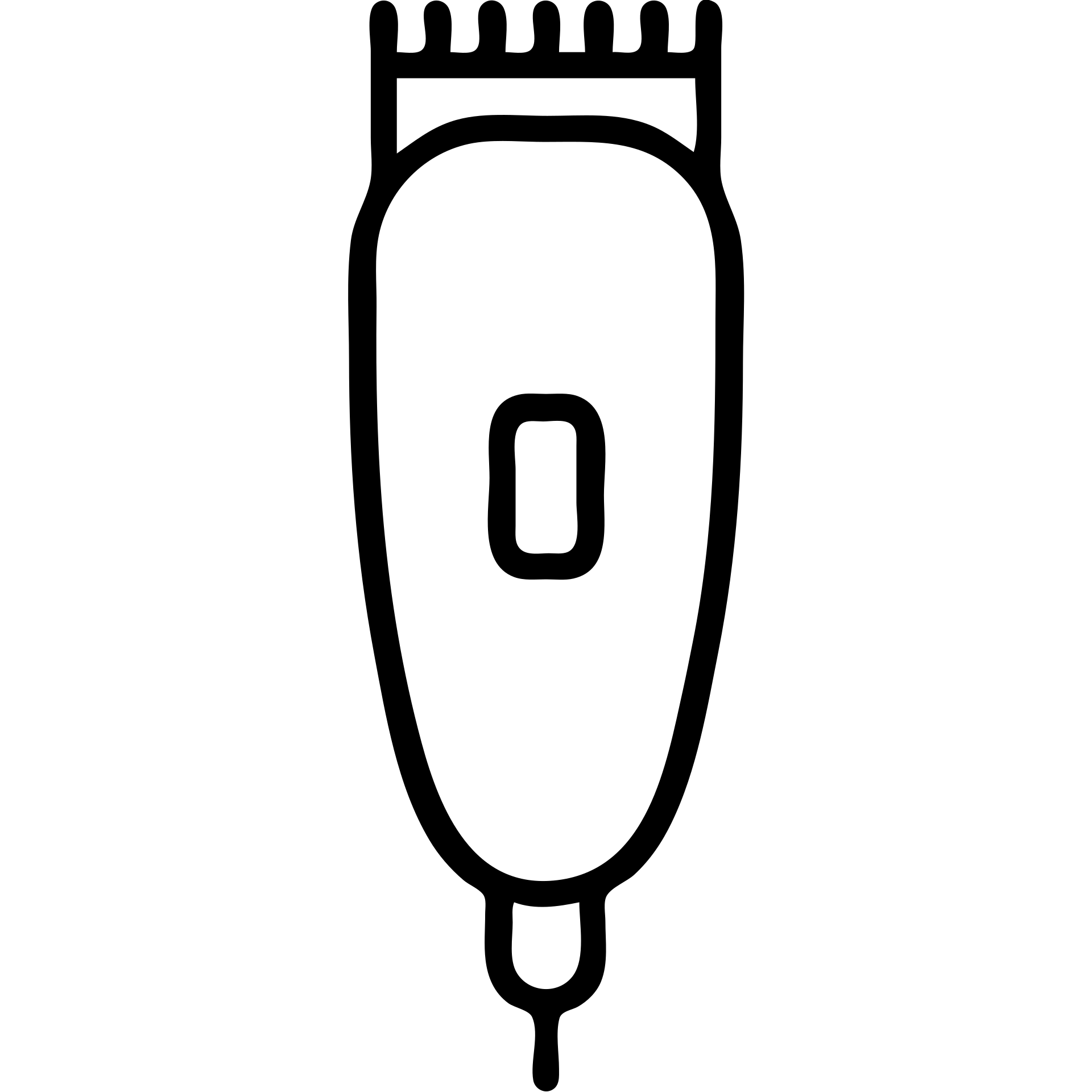 outlined barber trimmer icon emoji