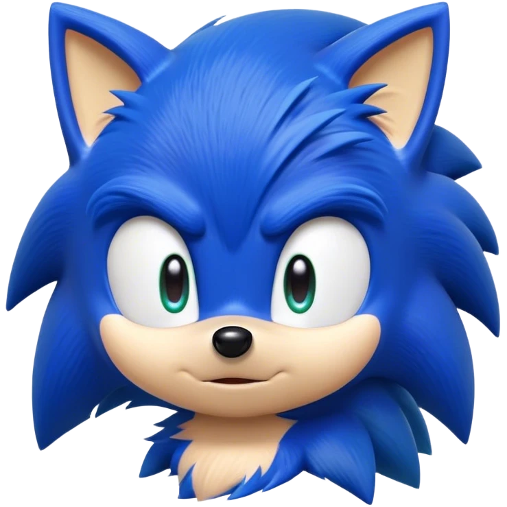 Sonic being calm emoji