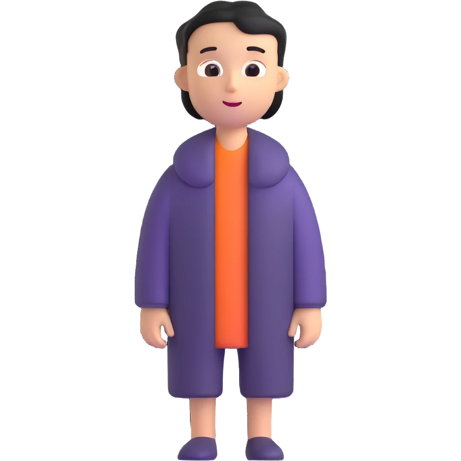 person looking at snow falling emoji