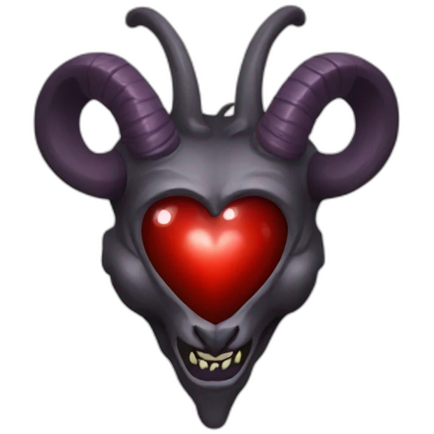 heart Baphomet emoji