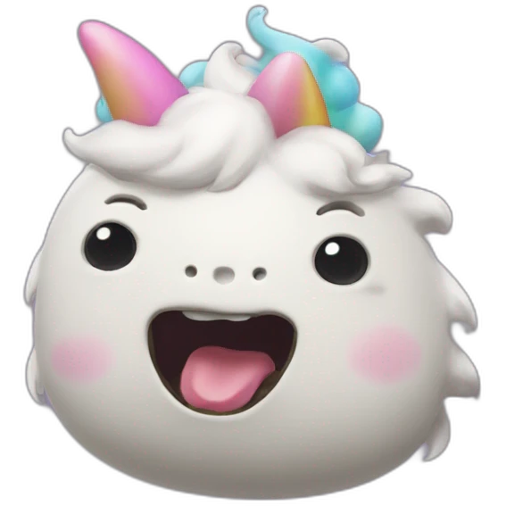 Caca licorne emoji