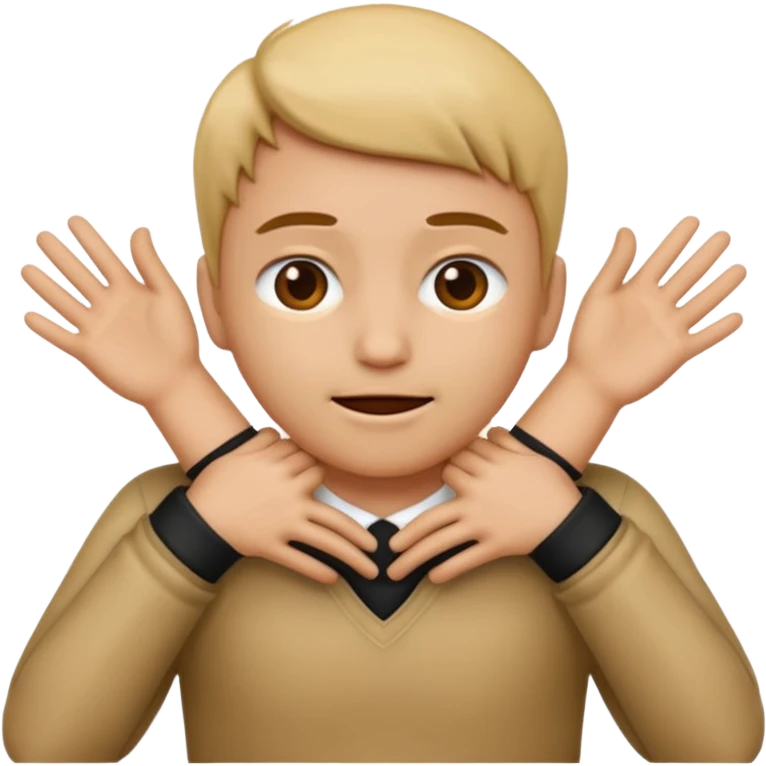 emoji with hands over necks in a chokehold  emoji