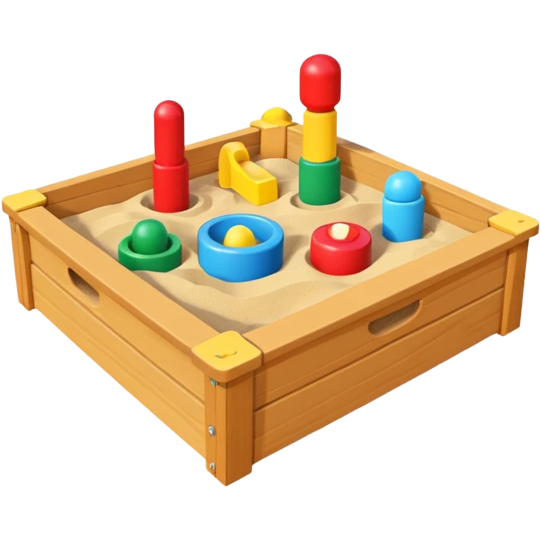 Sand box for children  emoji